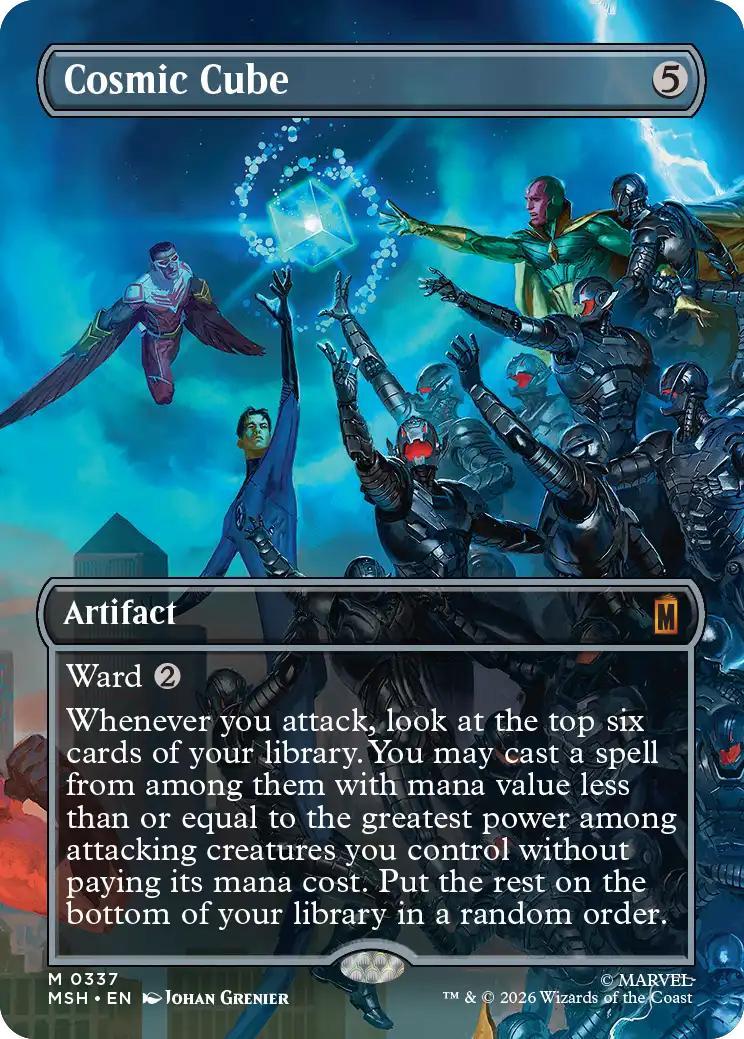 Cosmic Cube [337] [Borderless] [Scene] [Marvel Super Heroes] [Non-Foil]