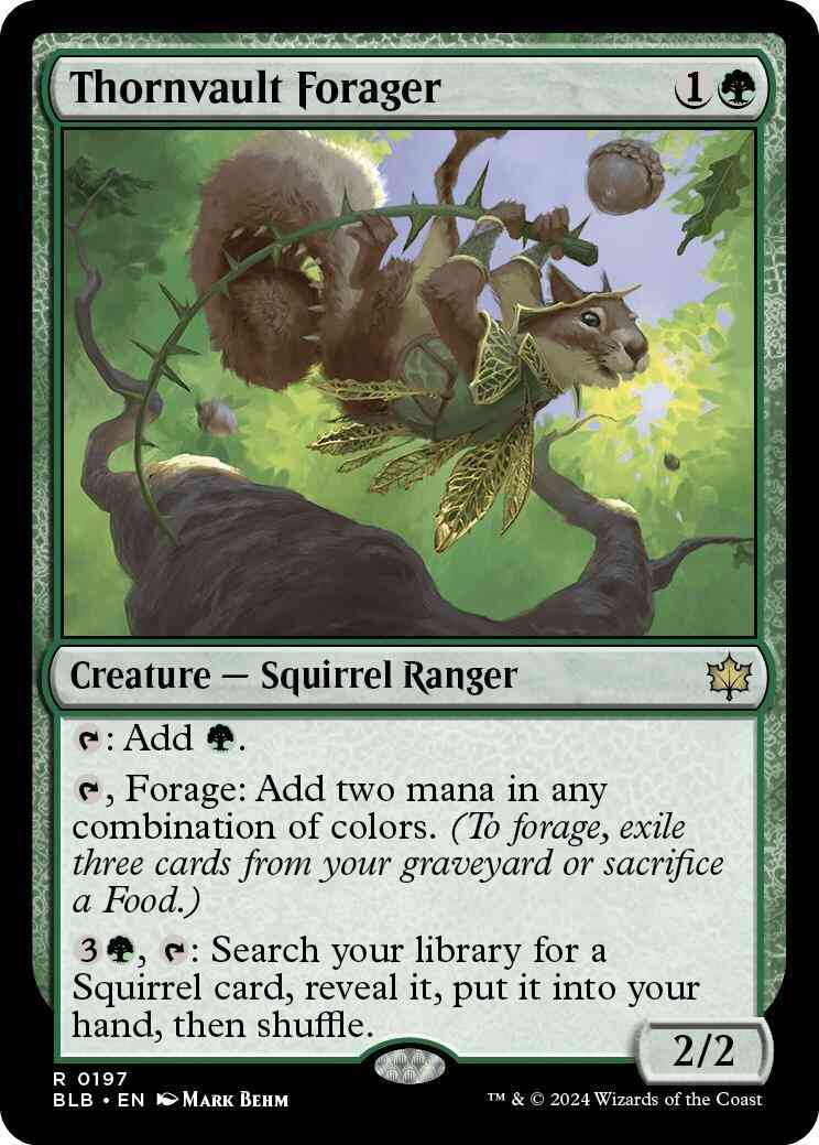 Thornvault Forager [197] [Bloomburrow] [Non-Foil]