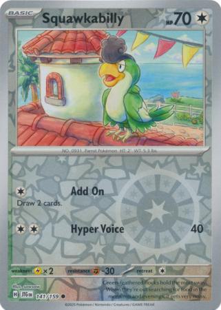 Squawkabilly - 141/159 - Common [sv09-141] [Reverse Holo]