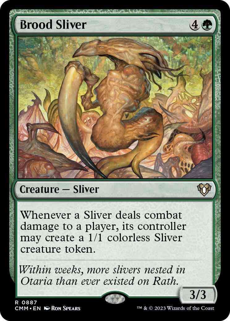 Brood Sliver [887] [Commander Masters] [Non-Foil]