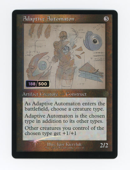 Adaptive Automaton — Serial Numbered|188/500|Retro Frame|Schematic|Foil — ID 18657