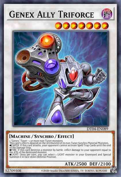 Genex Ally Triforce - DT04-EN089 - Duel Terminal Ultra Parallel Rare - Duel Terminal