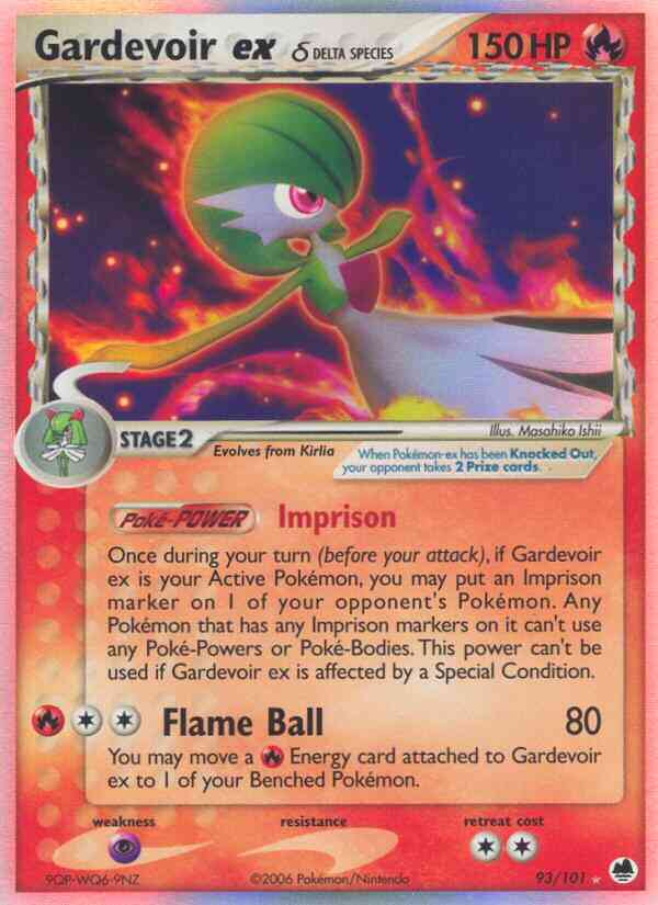 Gardevoir ex δ - 93/101 - Rare Holo EX [ex15-93] [Ultra]
