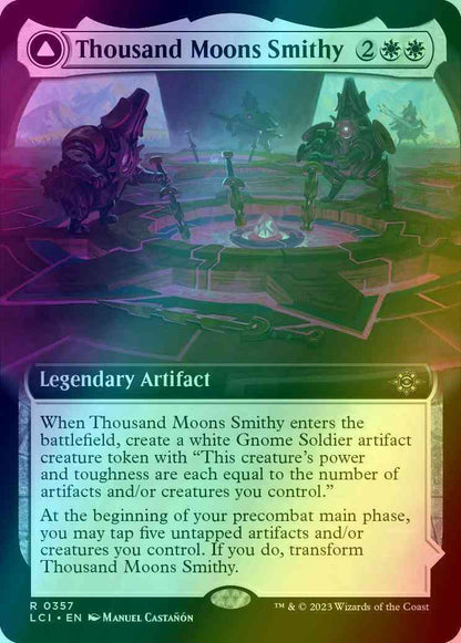 Thousand Moons Smithy // Barracks of the Thousand [357] [Extended Art] [The Lost Caverns of Ixalan] [Foil]