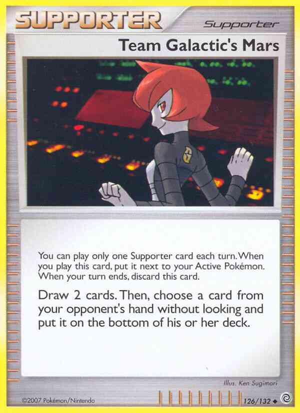 Team Galactic's Mars - 126/132 - Uncommon [dp3-126] [Reverse Holo]