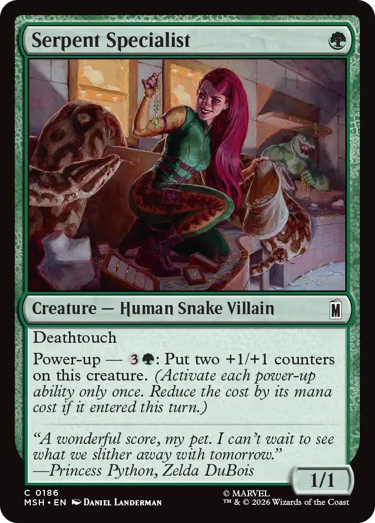 Serpent Specialist [186] [Marvel Super Heroes] [Non-Foil]