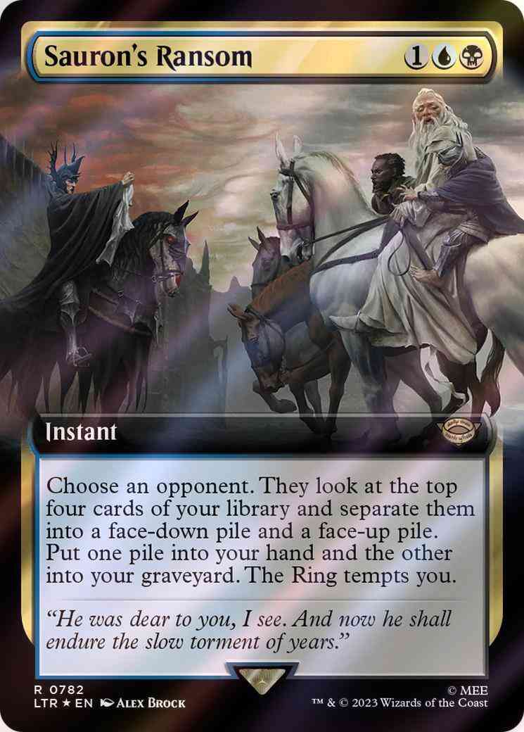Sauron's Ransom [782] [Extended Art] [The Lord of the Rings: Tales of Middle-earth] [Surge Foil]