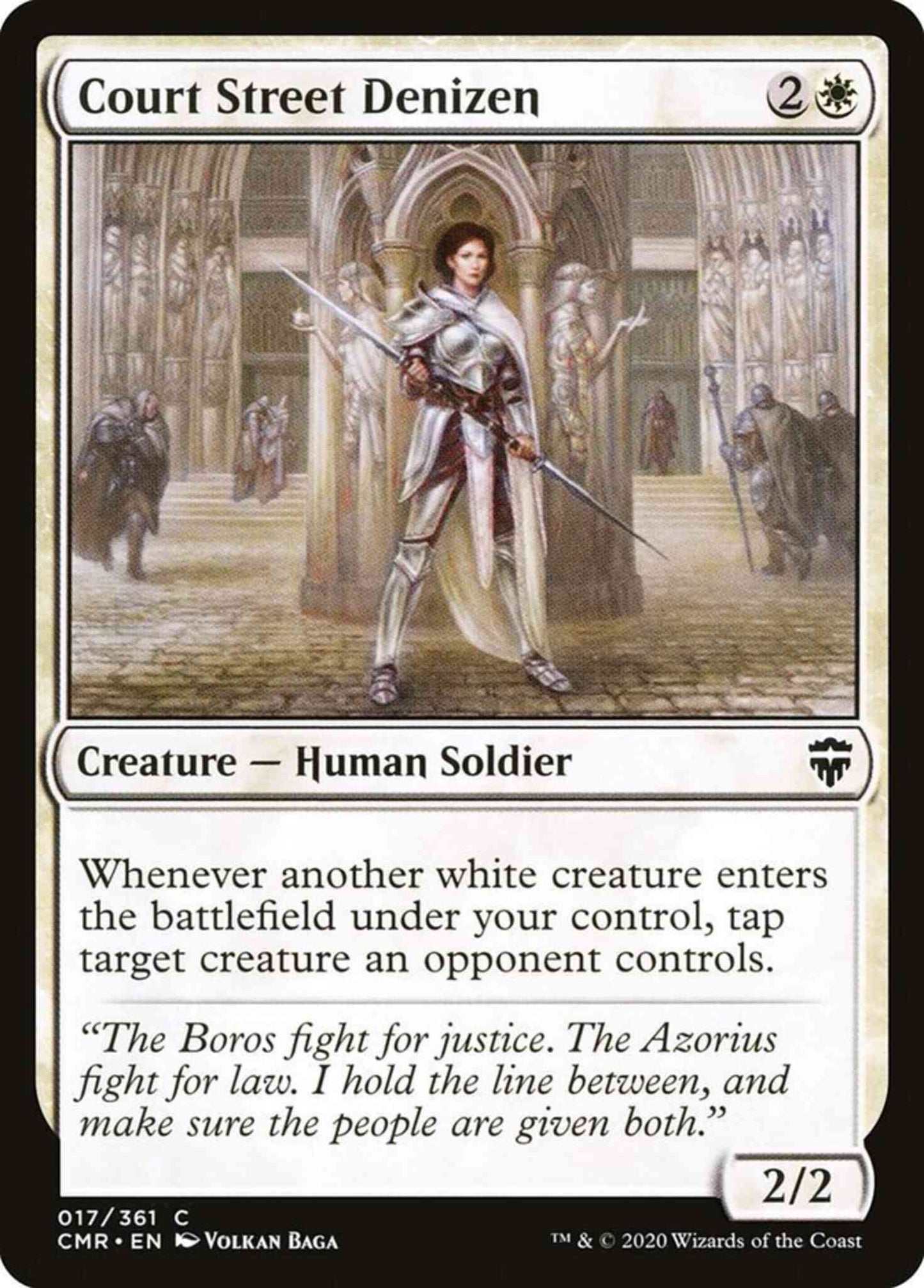 Court Street Denizen [17] [Commander Legends] [Non-Foil]