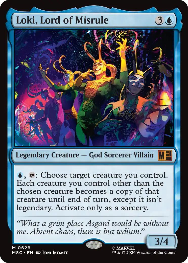 Loki, Lord of Misrule [628] [Jumpstart] [Marvel Super Heroes: Commander] [Non-Foil]