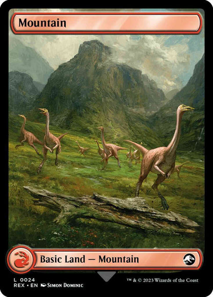 Mountain // Mountain [24] [Full Art] [Universes Beyond: Jurassic World Collection] [Non-Foil]