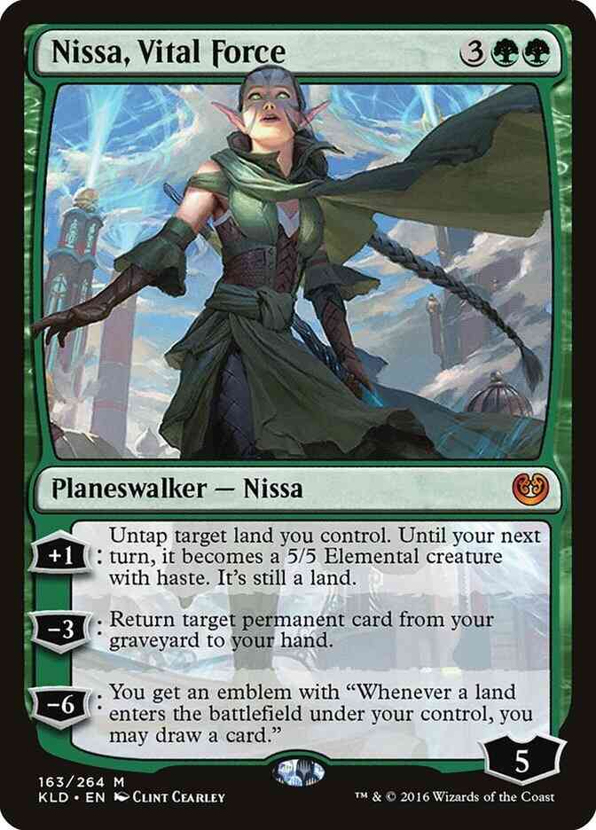 Nissa, Vital Force [163] [Kaladesh] [Non-Foil]