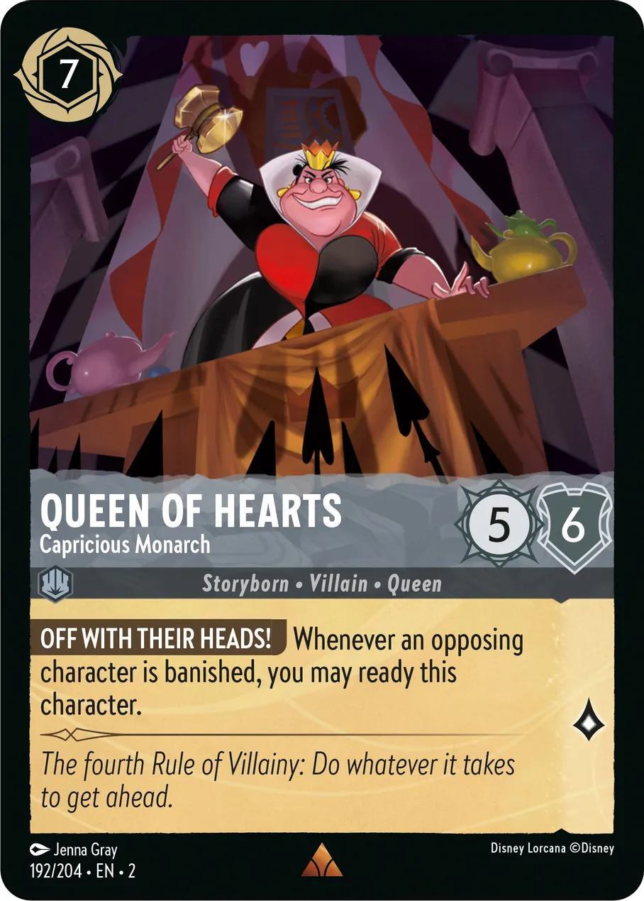 Queen of Hearts - Capricious Monarch - 192/204 [Rise Of The Floodborn] [Non-Foil]