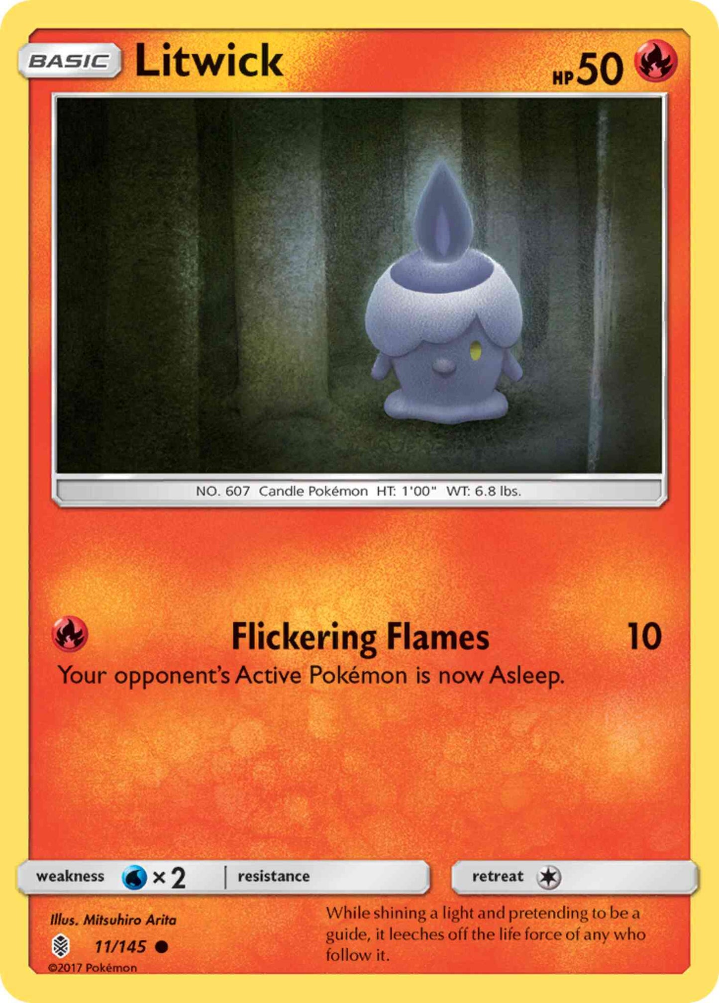 Litwick - 11/145 - Common [sm2-11] [Reverse Holo]