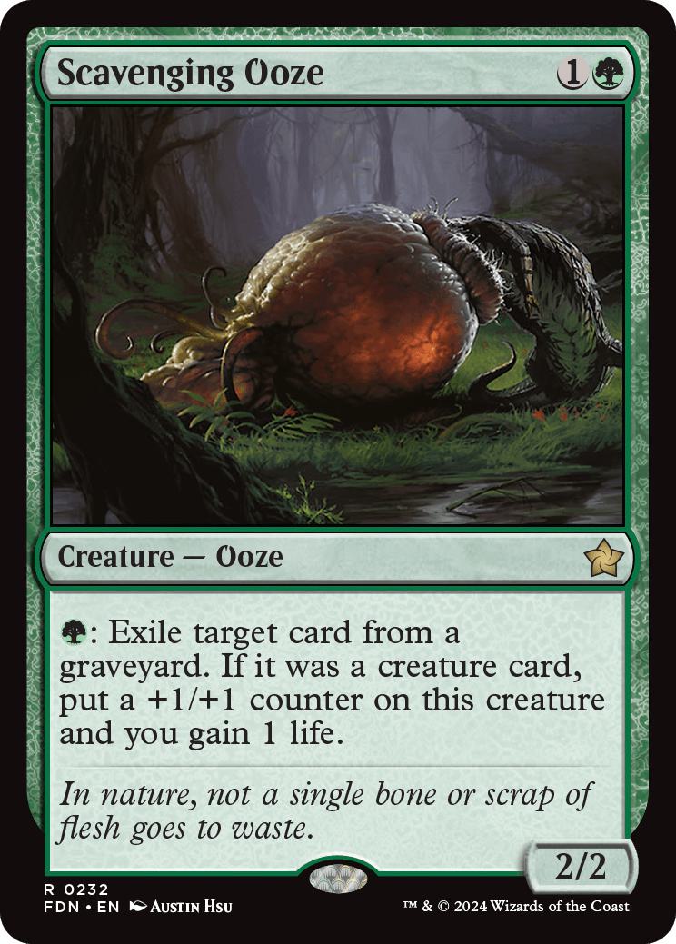Scavenging Ooze [232] [Foundations] [Non-Foil]