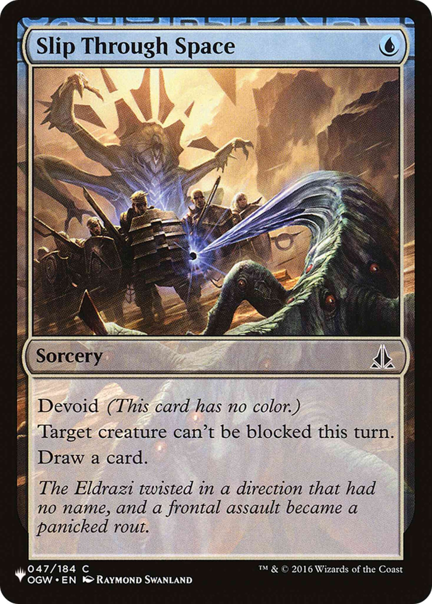 Slip Through Space [OGW-47] [The List] [Non-Foil]