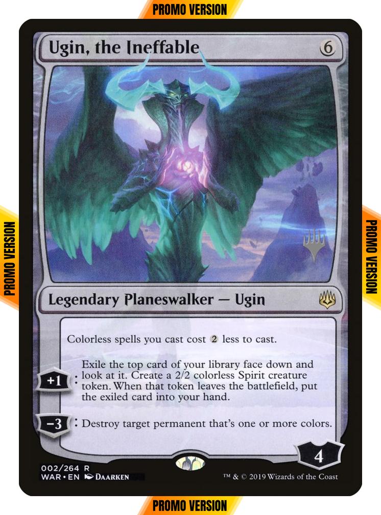 Ugin, the Ineffable [2p] [Promo Pack] [War of the Spark Promos] [Non-Foil]