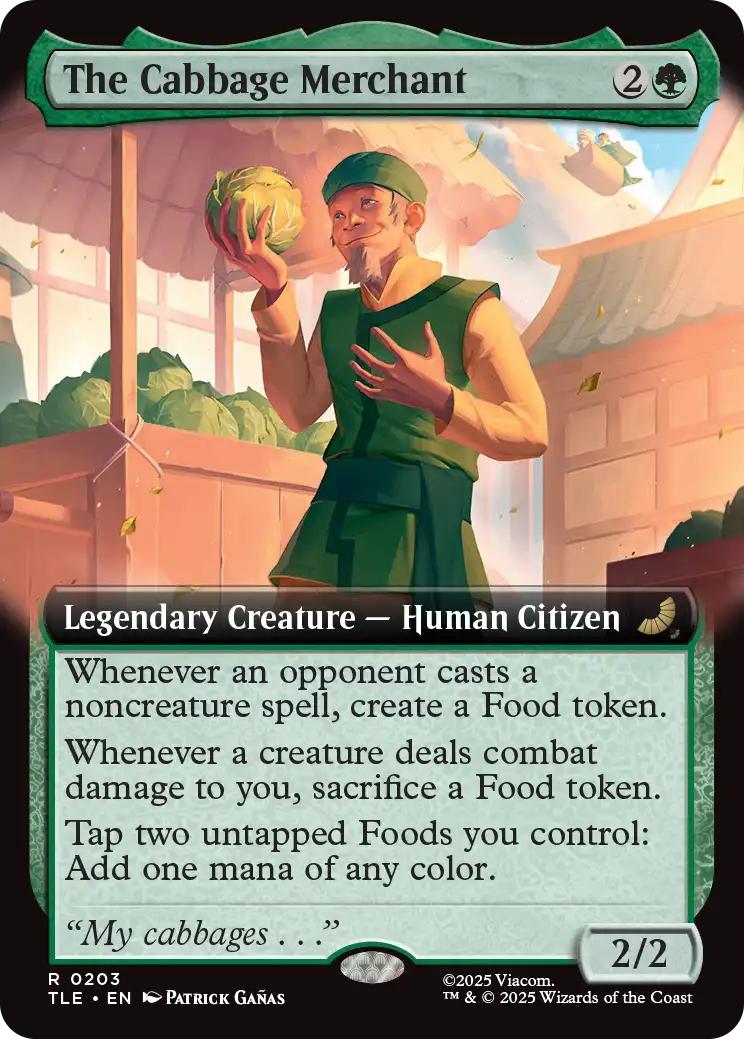 The Cabbage Merchant [203] [Extended Art] [Avatar: The Last Airbender Eternal] [Non-Foil]