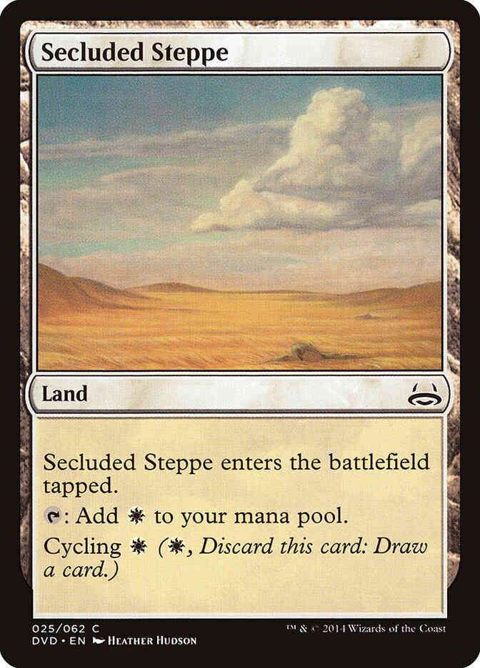 Secluded Steppe [25] [Duel Decks Anthology: Divine vs. Demonic] [Non-Foil]