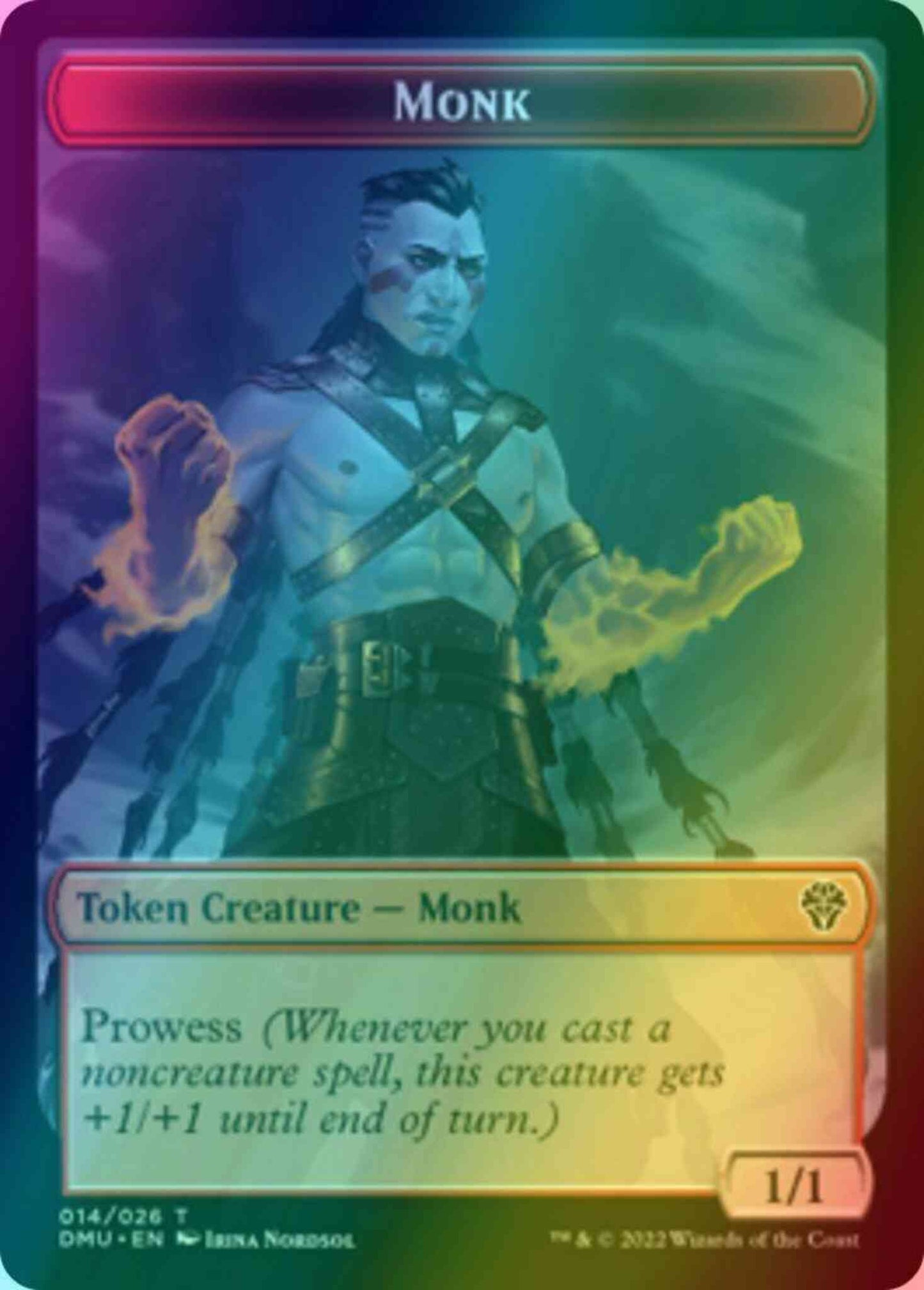 Monk Token (14) // Soldier Token (04) [DMU/DMU Set Symbol] [Dominaria United: Tokens] [Foil]