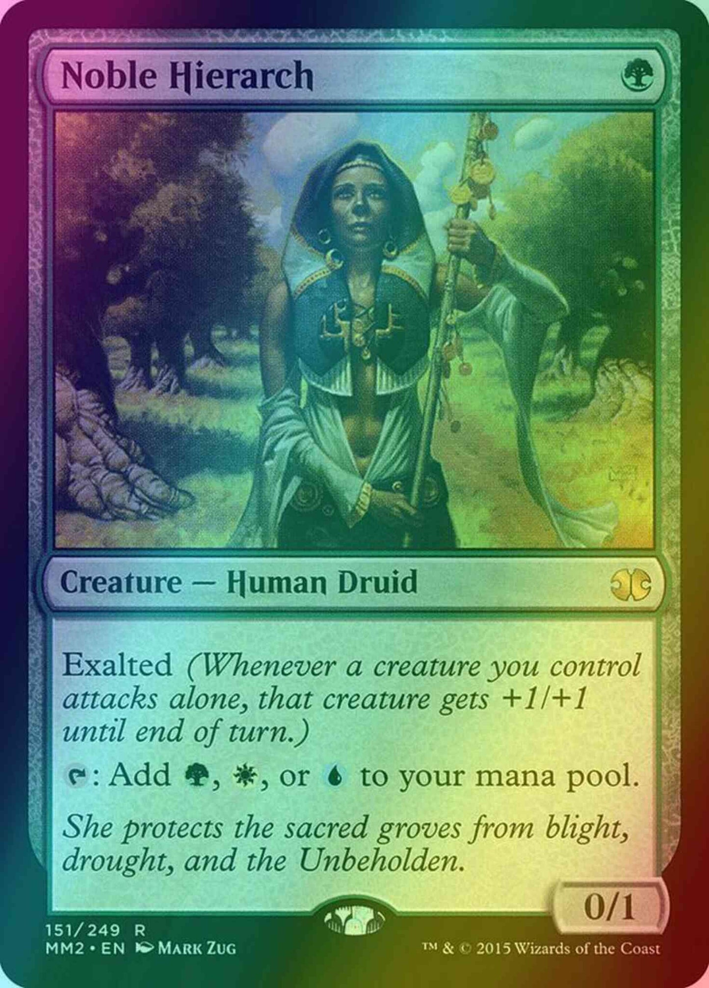 Noble Hierarch [151] [Modern Masters 2015] [Foil]