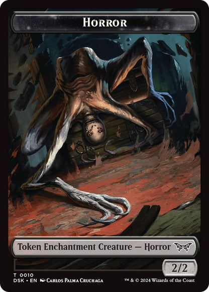 Copy Token (01) // Horror Token (10) [Duskmourn: House of Horror: Tokens] [Non-Foil]