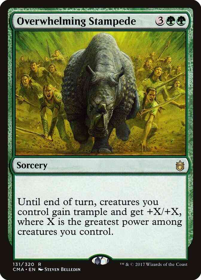 Overwhelming Stampede [131] [Commander Anthology] [Non-Foil]