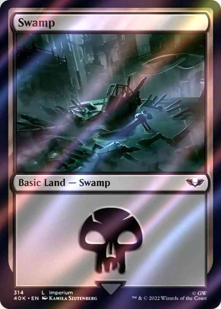 Swamp [314] [Imperium] [Universes Beyond: Warhammer 40,000] [Surge Foil]