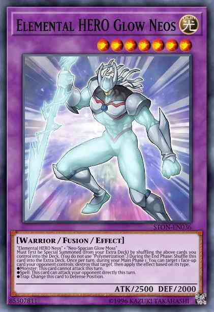 Elemental HERO Glow Neos - STON-EN036 - Ultimate Rare - 1st Edition
