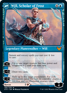 Rowan, Scholar of Sparks // Will, Scholar of Frost [156] [Strixhaven: School of Mages] [Non-Foil]