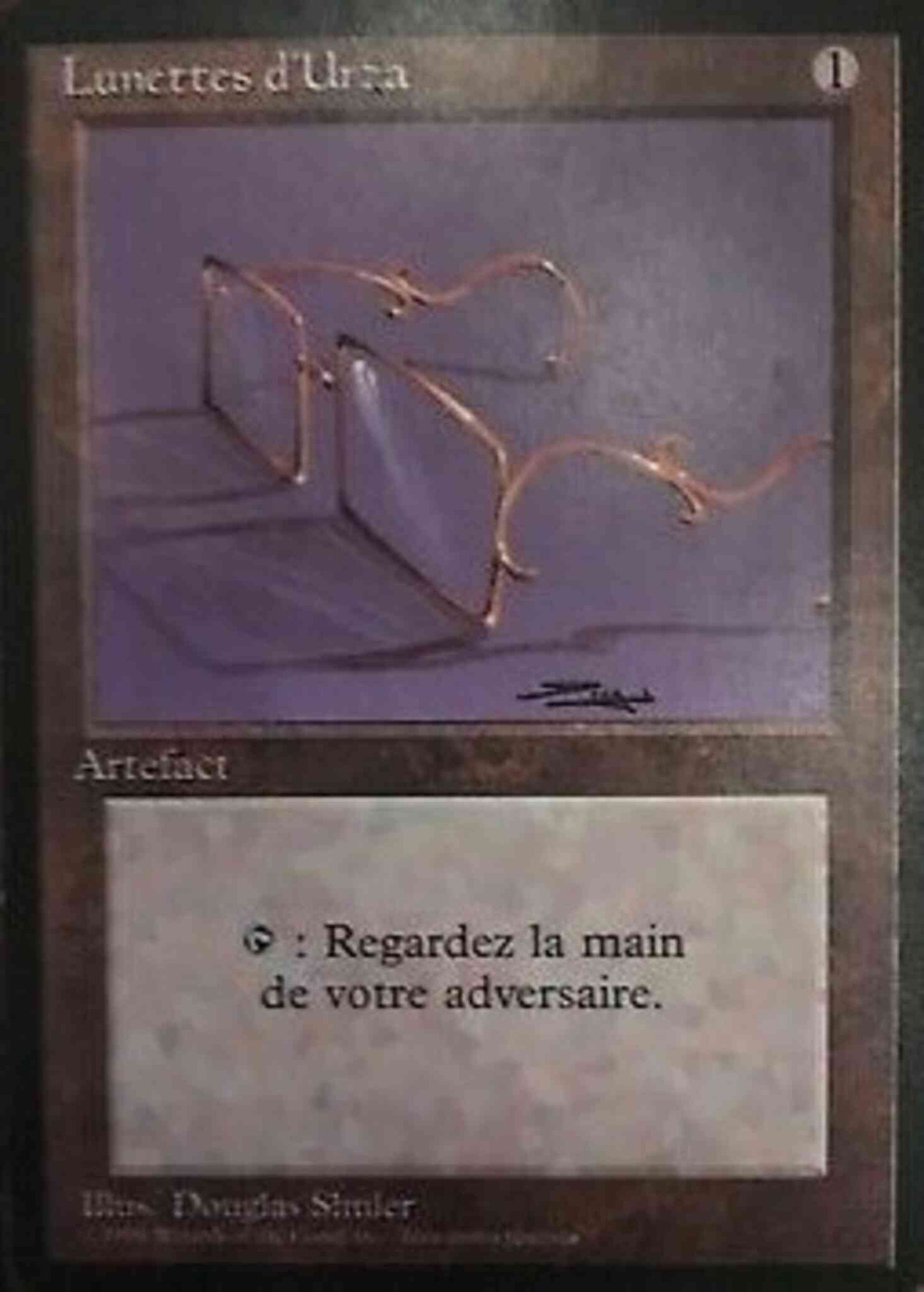 Glasses of Urza - French [249] [Foreign Black Border: French] [Non-Foil]