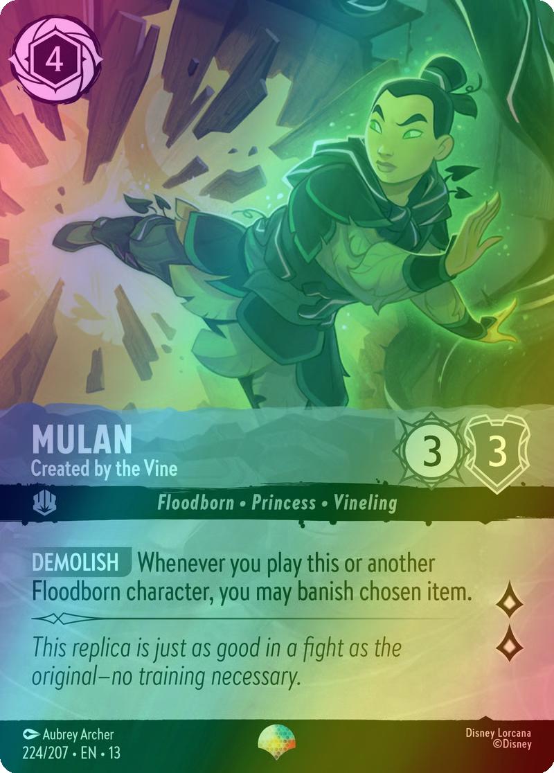 Mulan - Created by the Vine (Epic) - 224/204 [Attack of the Vine!] [Holofoil]