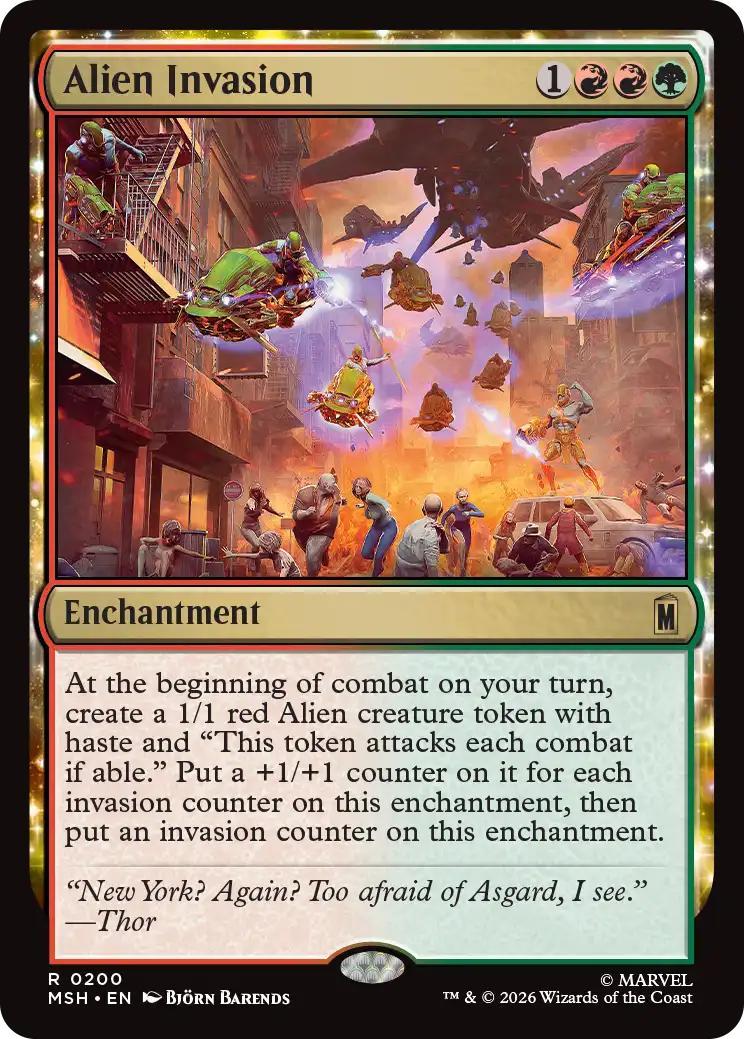 Alien Invasion [200] [Marvel Super Heroes] [Non-Foil]