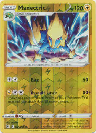 Manectric - 055/196 - Rare [swsh11-055] [Reverse Holo]