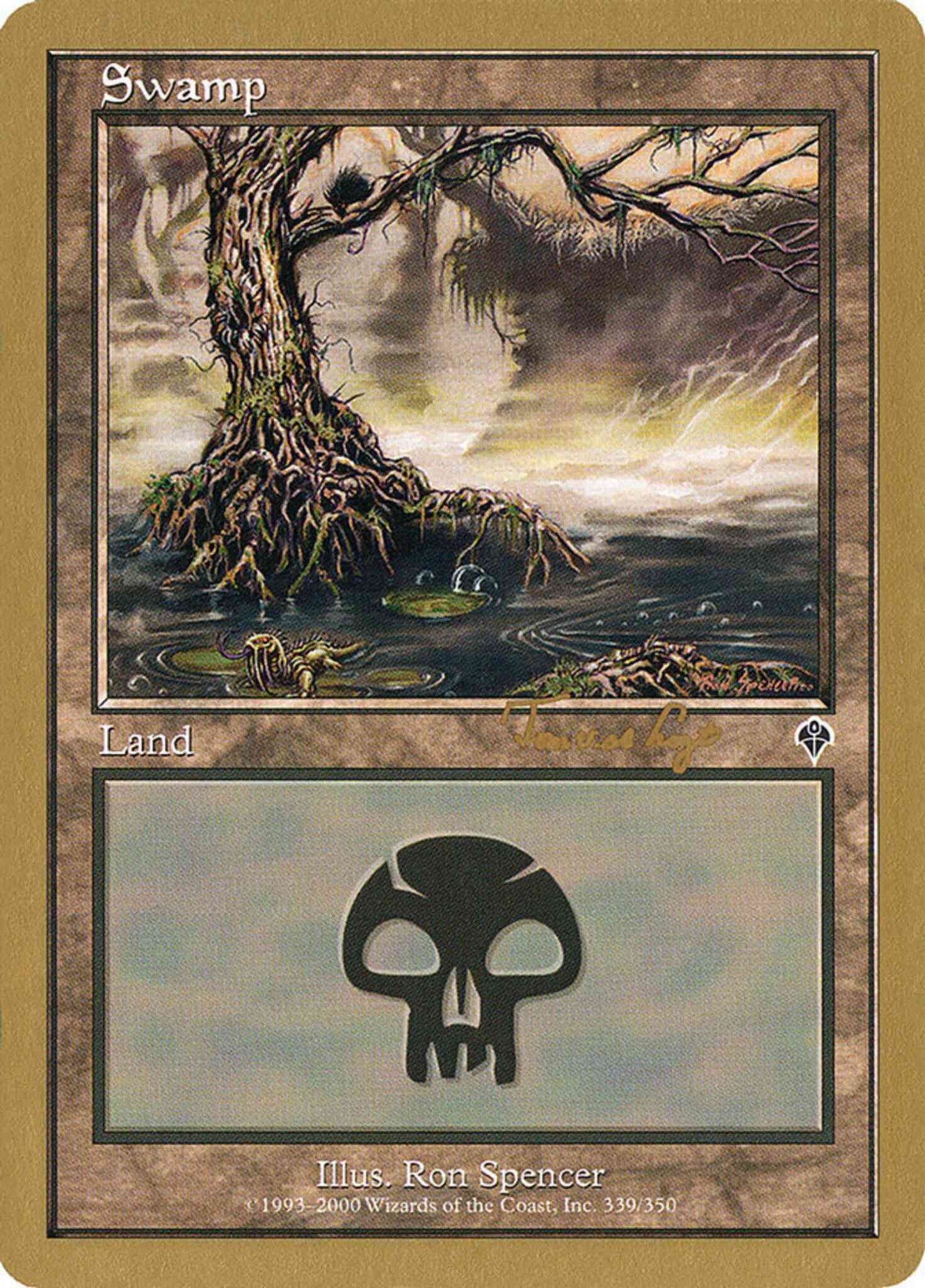 Swamp [tvdl339] [339] [Invasion Set Symbol] [World Championship Decks 2001] [Non-Foil]