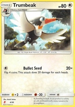 Trumbeak - 4/30 - Uncommon [SM Trainer Kit: Lycanroc and Alolan Raichu] [Non-Holo]