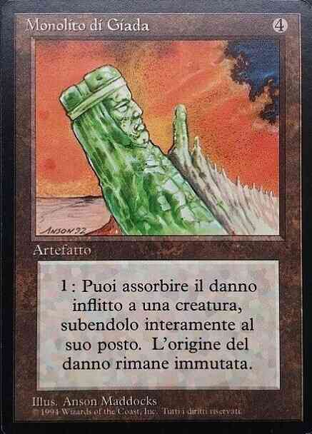 Jade Monolith - Italian [255] [Foreign Black Border: Italian] [Non-Foil]