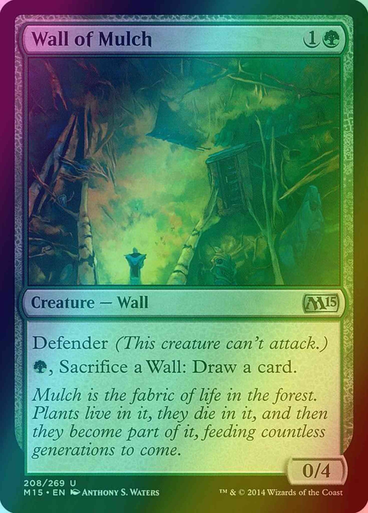 Wall of Mulch [208] [Magic 2015] [Foil]