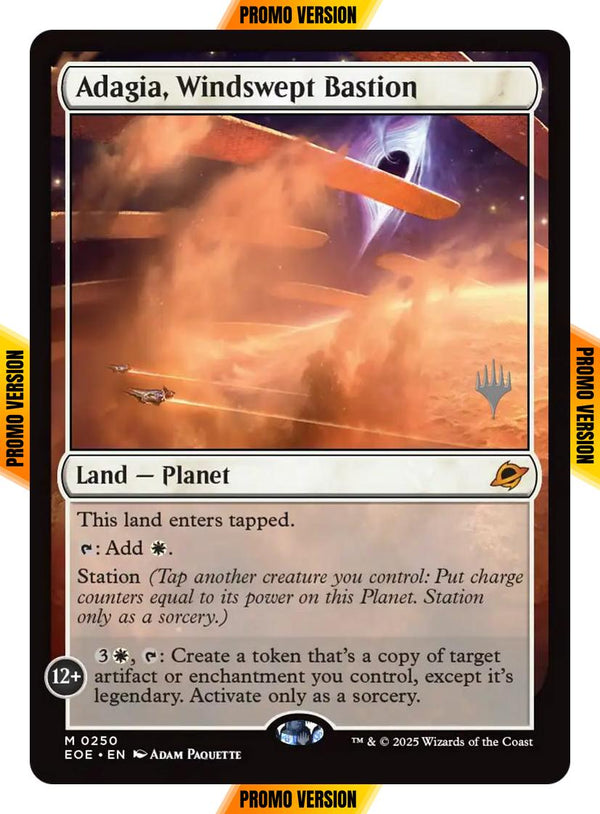 Adagia, Windswept Bastion [250p] [Promo Pack] [Edge of Eternities: Promos] [Non-Foil]