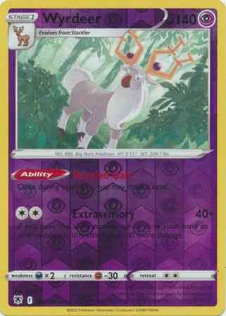 Wyrdeer - 069/189 - Rare Holo [swsh10-069] [Reverse Holo]