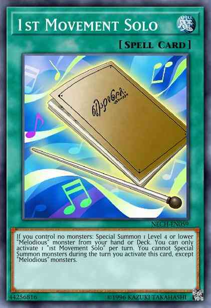 1st Movement Solo - MP15-EN169 - Super Rare - 1st Edition