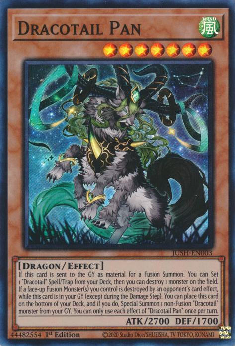 Dracotail Pan - JUSH-EN003 - Super Rare - 1st Edition