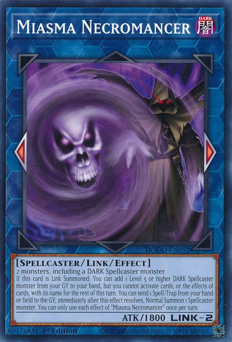 Miasma Necromancer - DOOD-EN052 - Common - 1st Edition