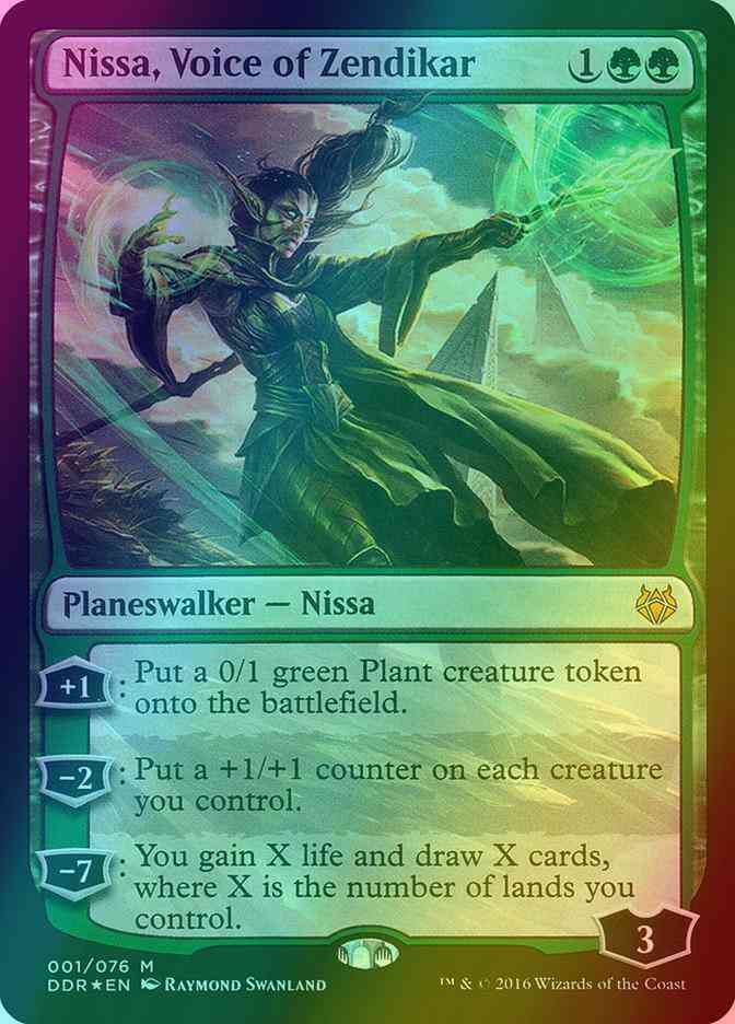 Nissa, Voice of Zendikar [1] [Duel Decks Nissa vs Ob Nixilis] [Foil]
