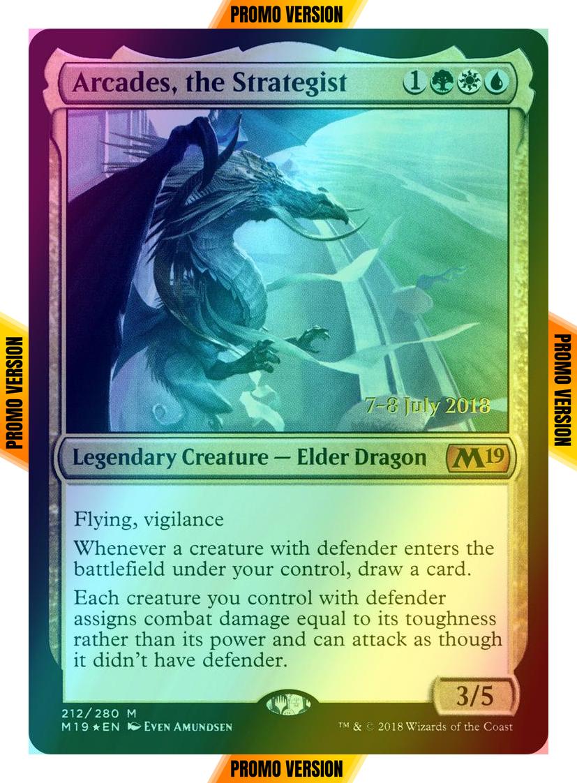 Arcades, the Strategist [212s] [Core Set 2019 Promos] [Foil]