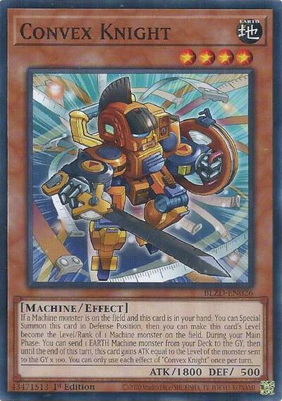 Convex Knight - BLZD-EN026 - Common - 1st Edition