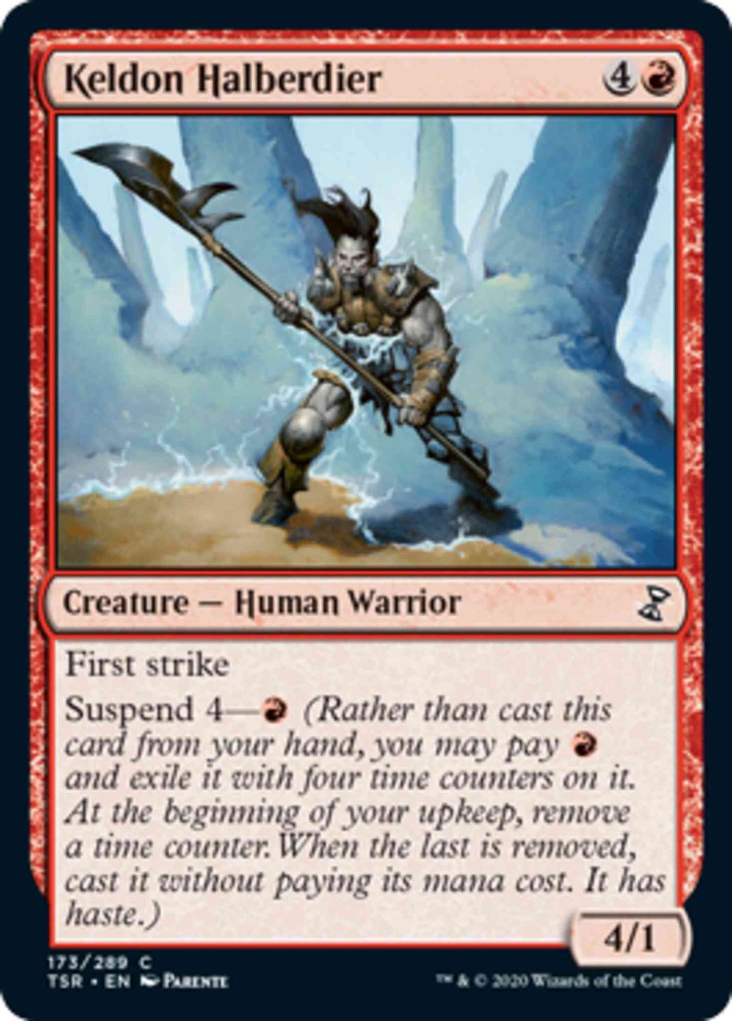 Keldon Halberdier [173] [Time Spiral Remastered] [Non-Foil]