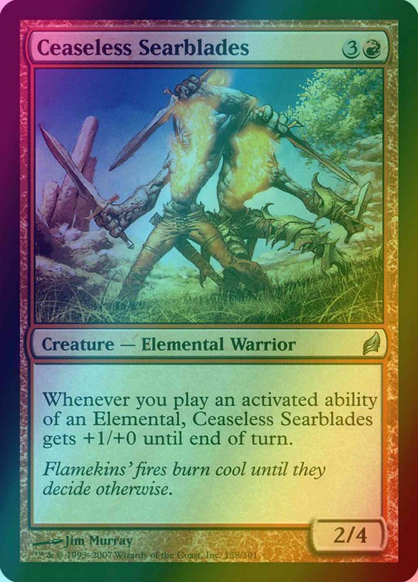 Ceaseless Searblades [158] [Lorwyn] [Foil]