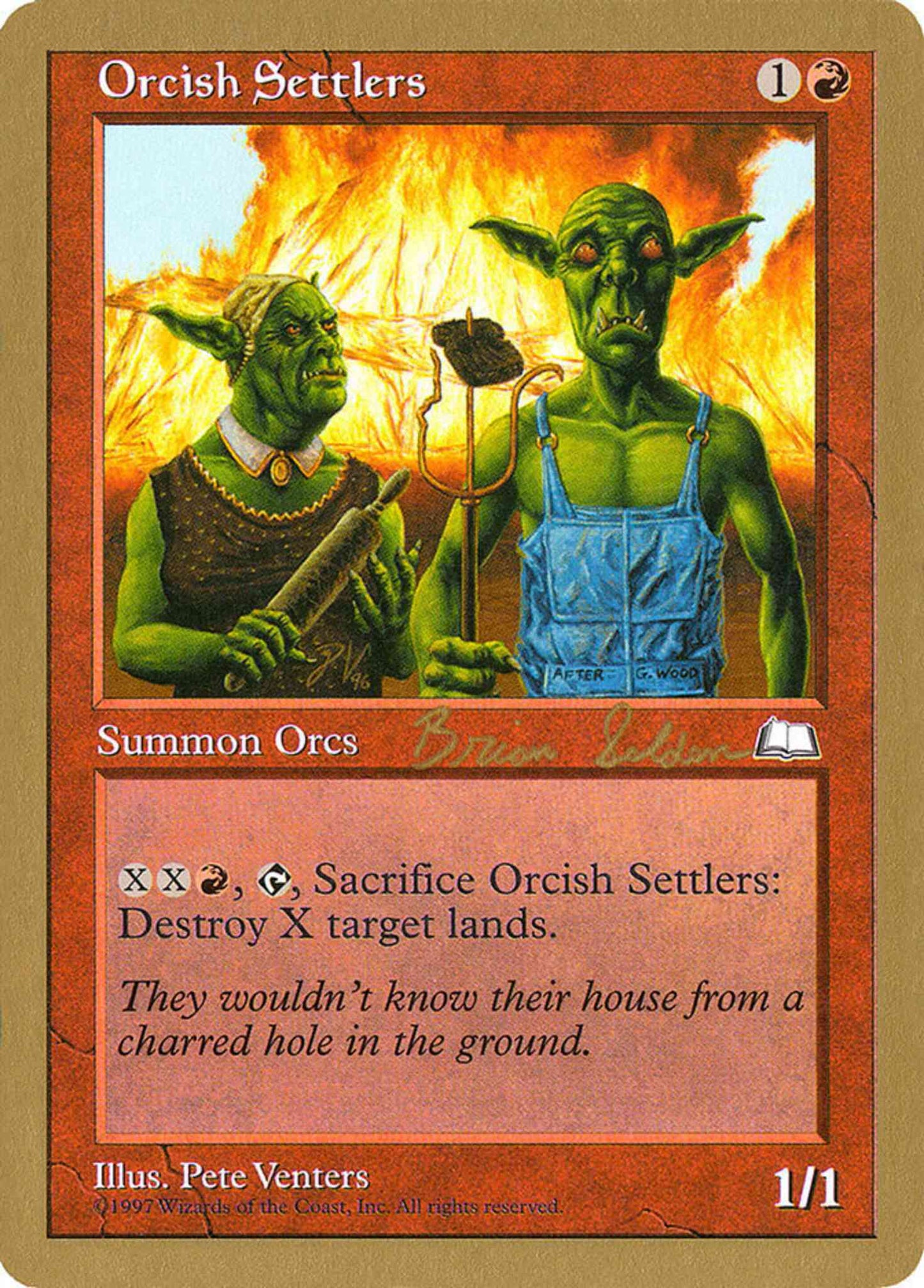 Orcish Settlers [bs112b] [World Championship Decks 1998] [Non-Foil]