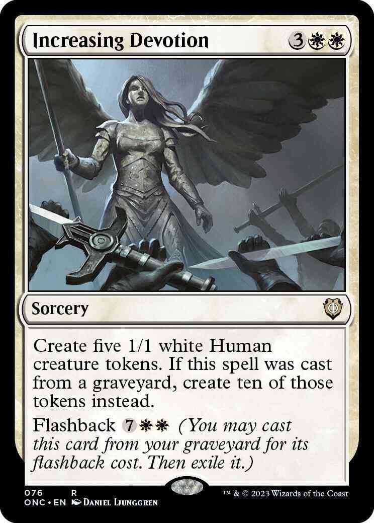 Increasing Devotion [76] [Phyrexia: All Will Be One: Commander] [Non-Foil]