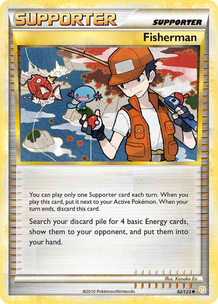 Fisherman - 92/123 - Uncommon [hgss1-92] [Non-Holo]